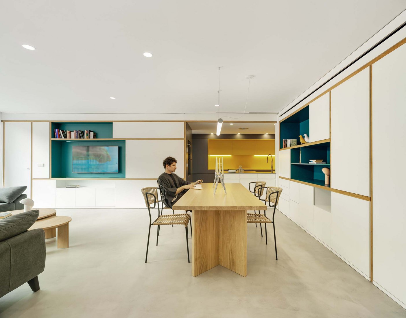 House f (x) by Adhoc Arquitectura y Territorio. Photograph by David Frutos.