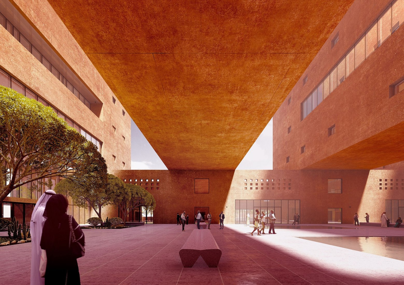 Visualización. Instituto de África por Adjaye Associates 