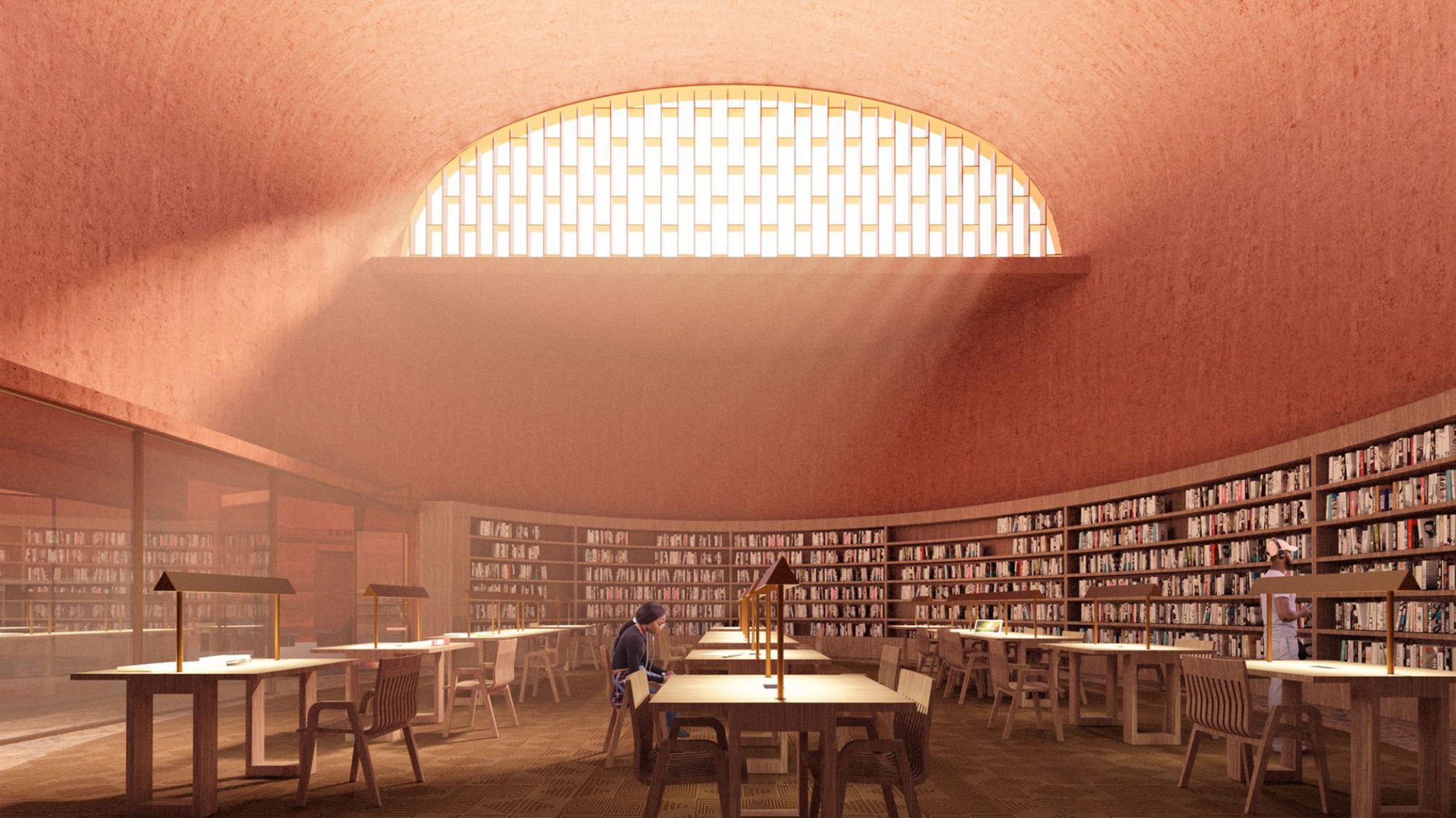 Visualización. Biblioteca Presidencial Thabo Mbeki en Johannesburgo por Adjaye Associateseki Presidential Library in Johannesburg by Adjaye Associates