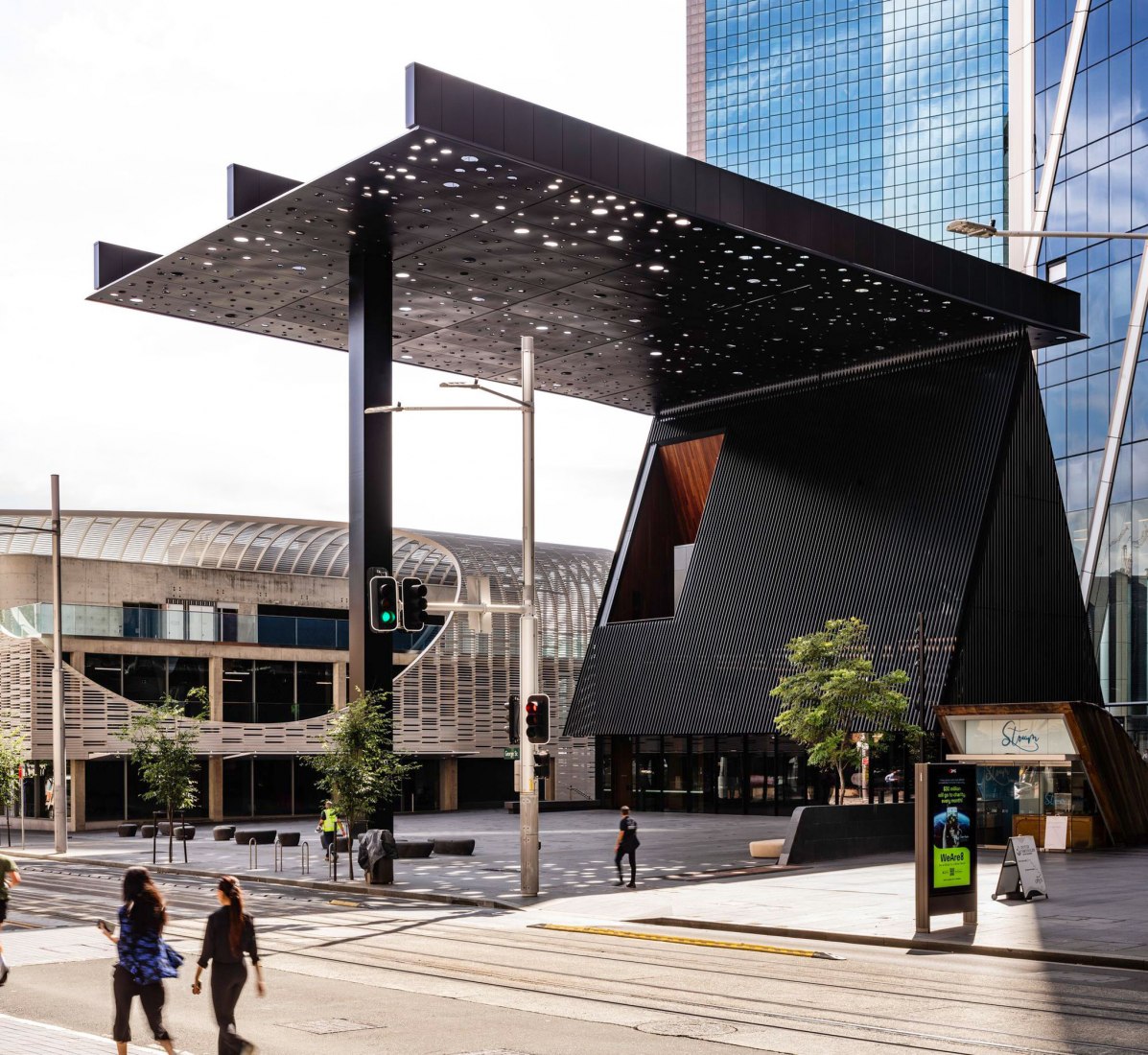 George Street Plaza & Community Building by Adjaye Associates. Photograph by Trevor Mein.