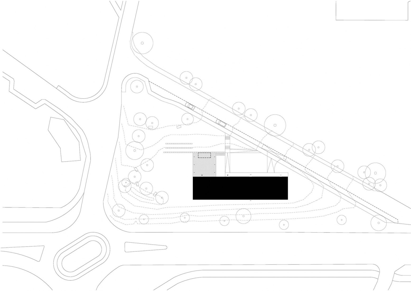 Site plan. The Most Micro-brewery by ADR.
