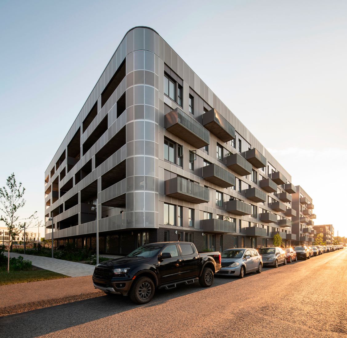 Cité Angus II by Ædifica. Photograph by David Boyer Photographe.