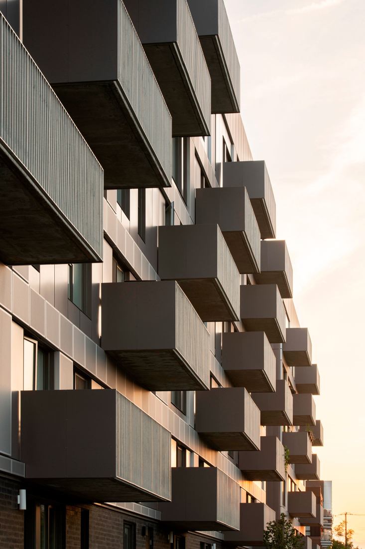 Cité Angus II by Ædifica. Photograph by David Boyer Photographe.