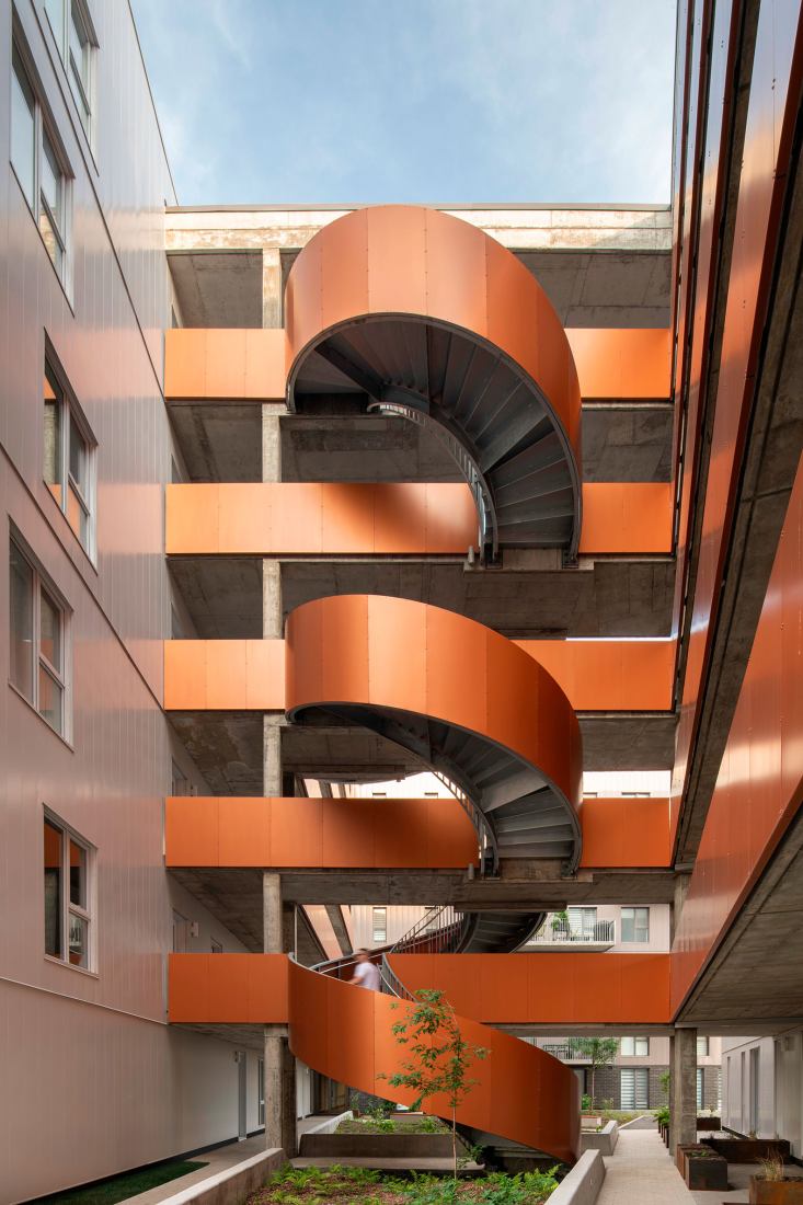 Cité Angus II by Ædifica. Photograph by David Boyer Photographe.
