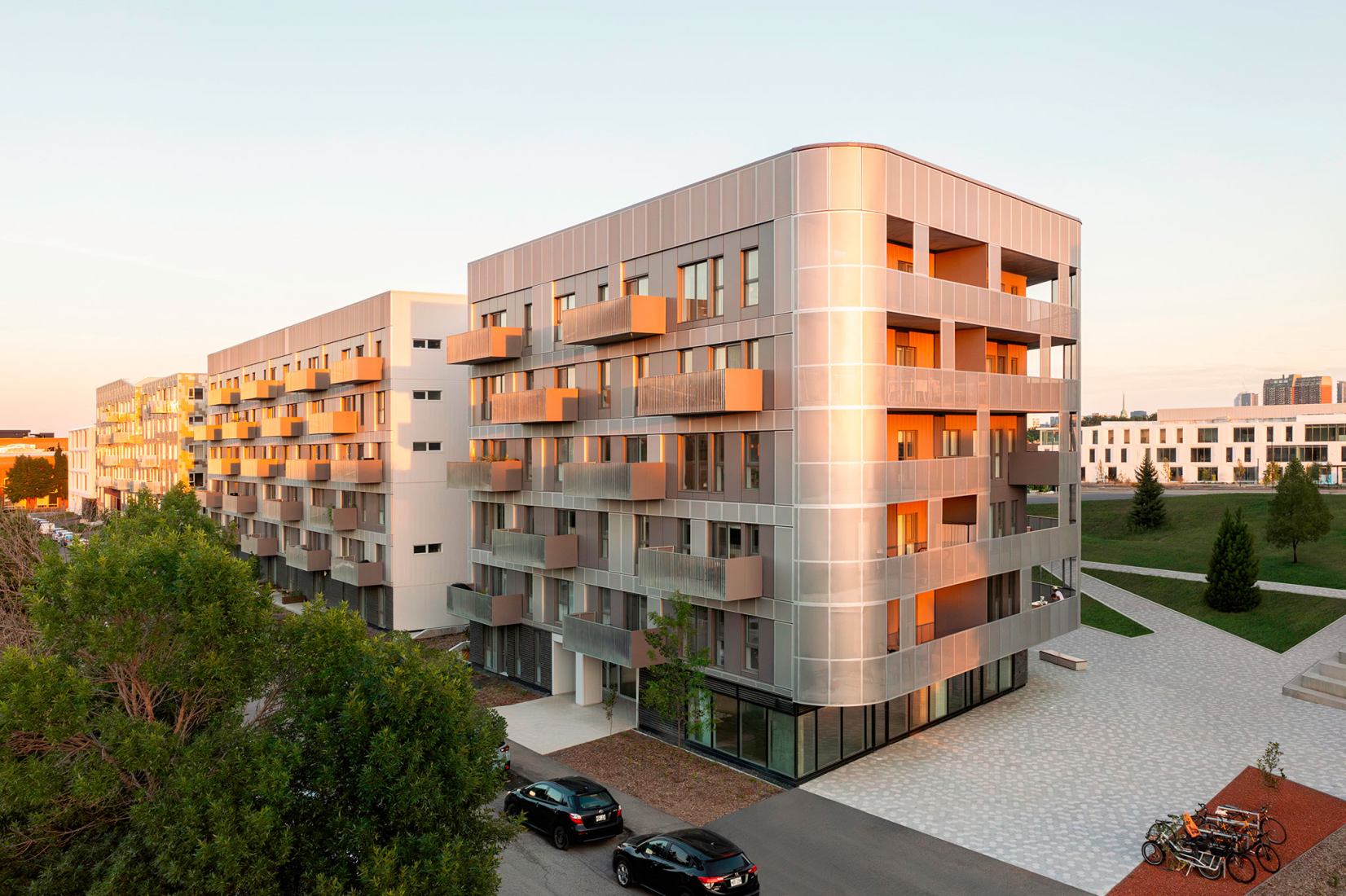 Cité Angus II by Ædifica. Photograph by David Boyer Photographe.