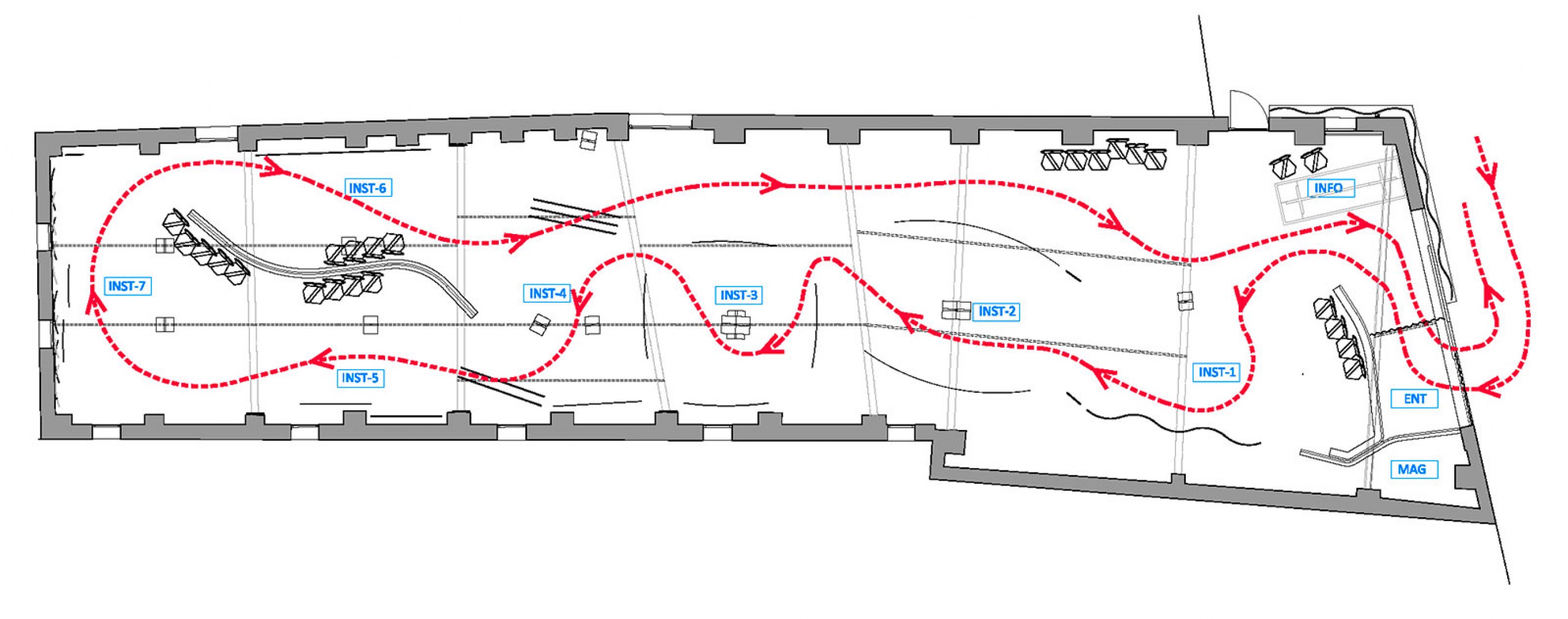 Exhibition plan. Aftermath_Catalonia in Venice 