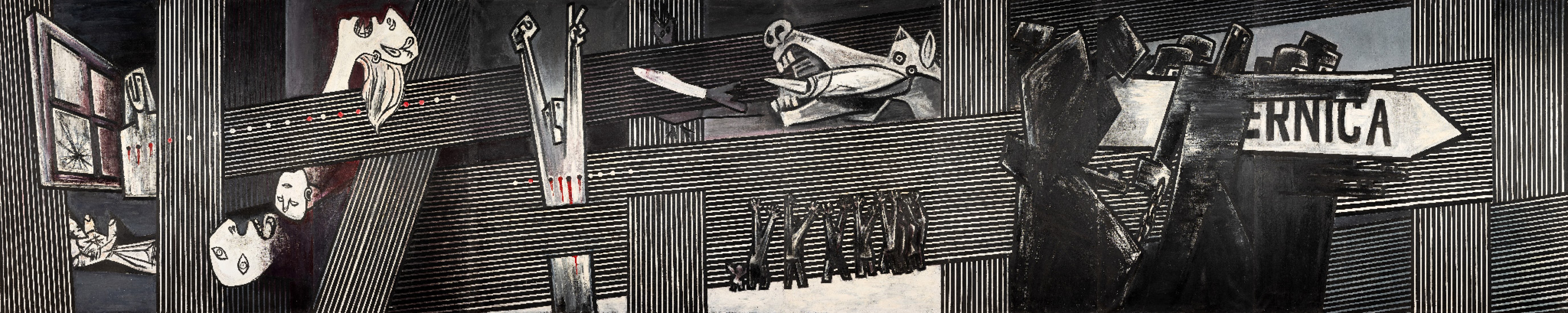 Guernica para Gernika by Agustín Ibarrola at ARCOmadrid. Photograph courtesy of Galería José de la Mano