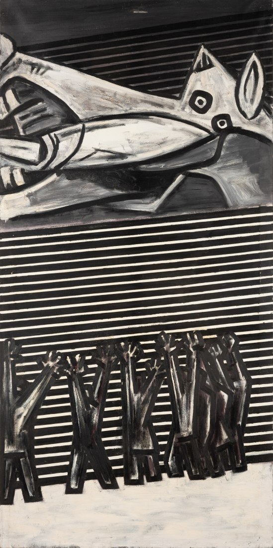Guernica para Gernika by Agustín Ibarrola at ARCOmadrid. Photograph courtesy of Galería José de la Mano