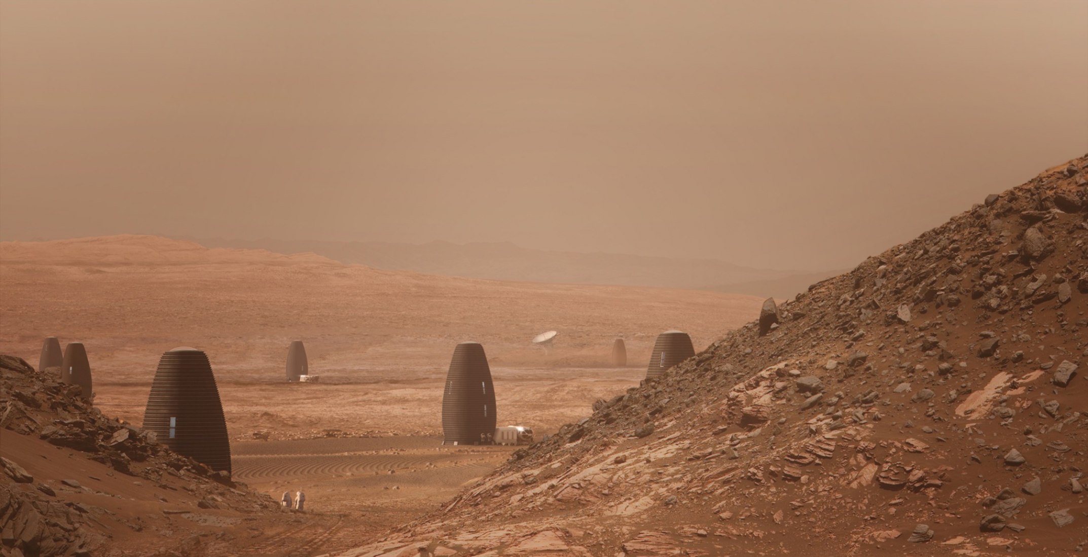 Team AI. SpaceFactory of New York is the second-place winner in NASA’s 3D-Printed Habitat Challenge, Phase 3: Level 1 competition.