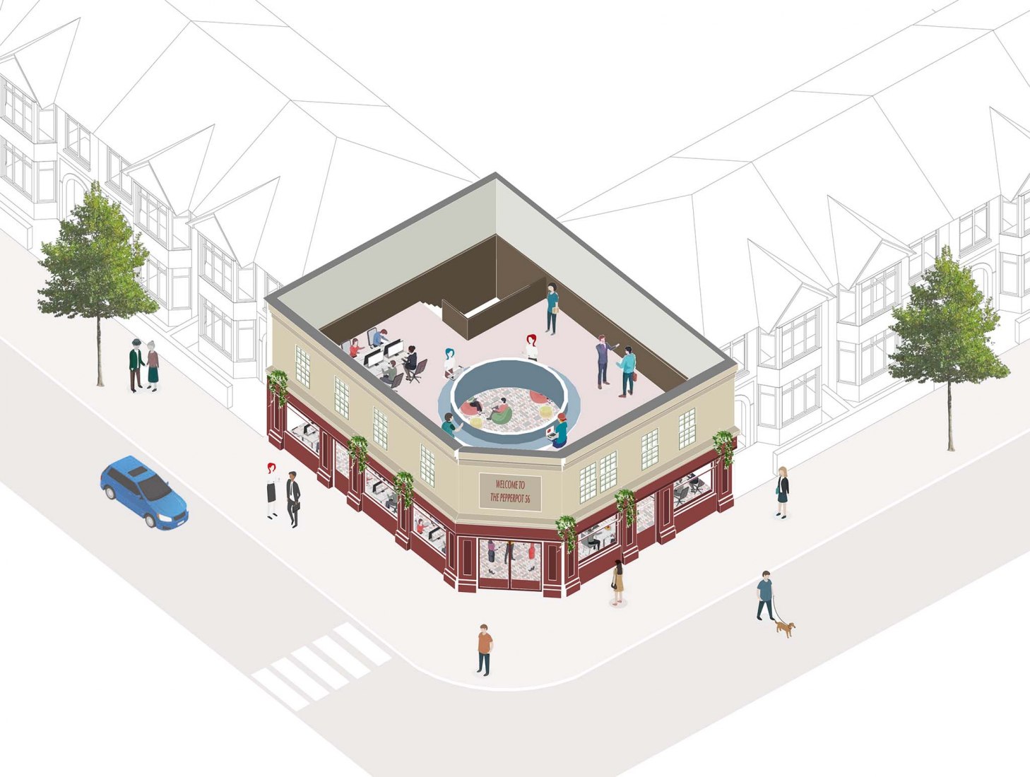 Viaje diario de 20 minutos por Elli Farrant Architects