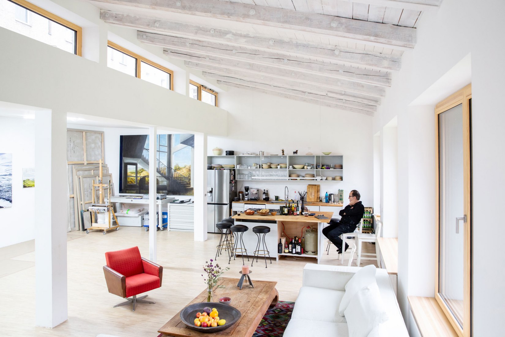 Renovation of an Old Locksmith Shop by ALAS Alarcon Linde Architects. Photograph by Ronald Patrick.