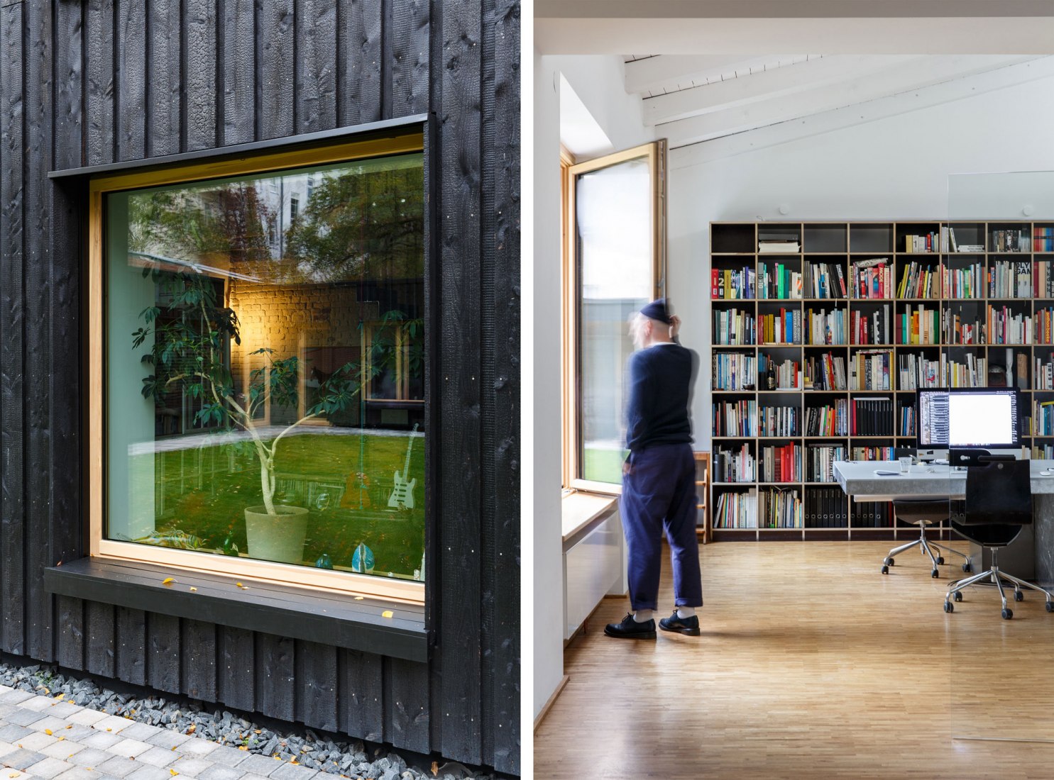 Renovation of an Old Locksmith Shop by ALAS Alarcon Linde Architects. Photograph by Ronald Patrick.