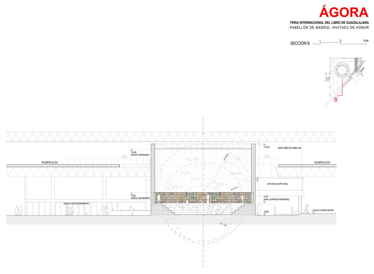 Section. THERE WILL BE LIGHT by Alberto Campo Baeza. Image courtesy of Alberto Campo Baeza