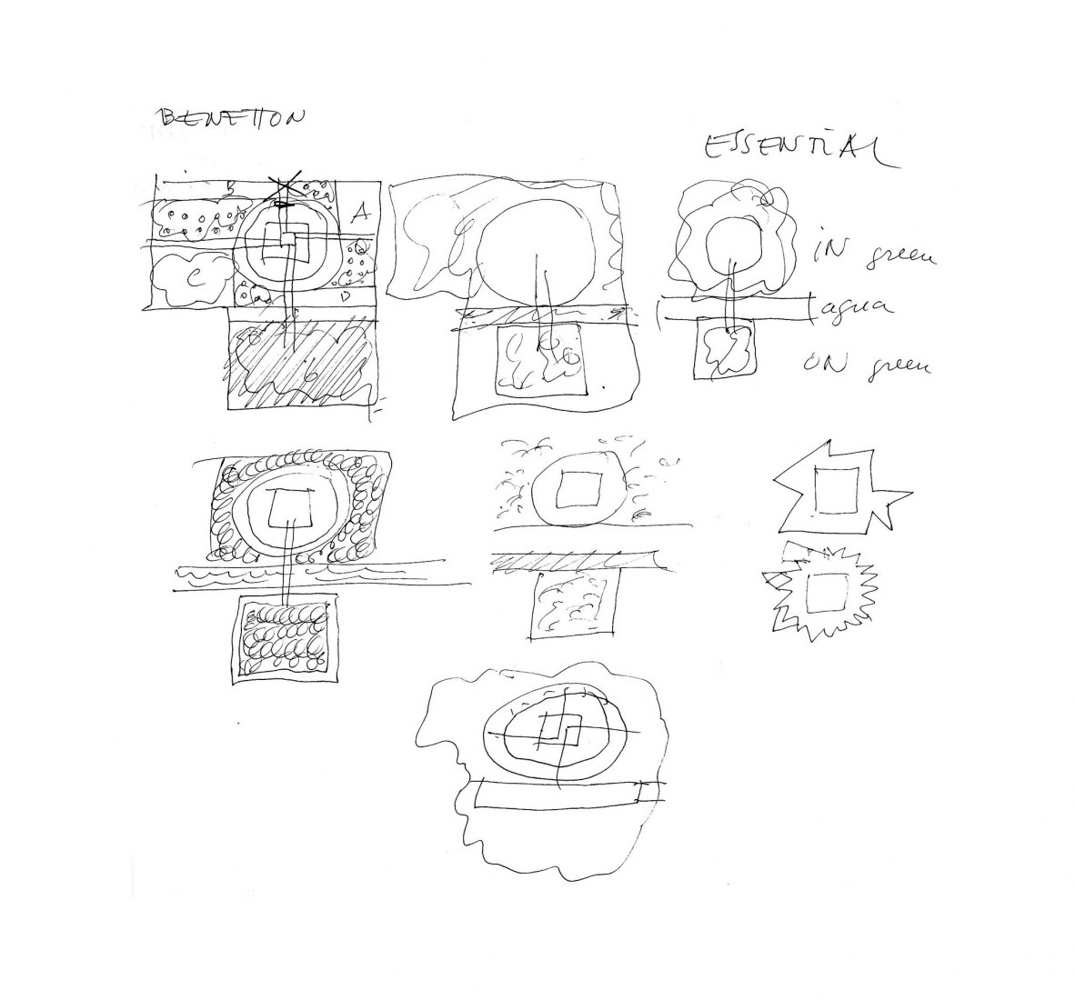 Boceto. Guardería de Benetton por Alberto Campo Baeza