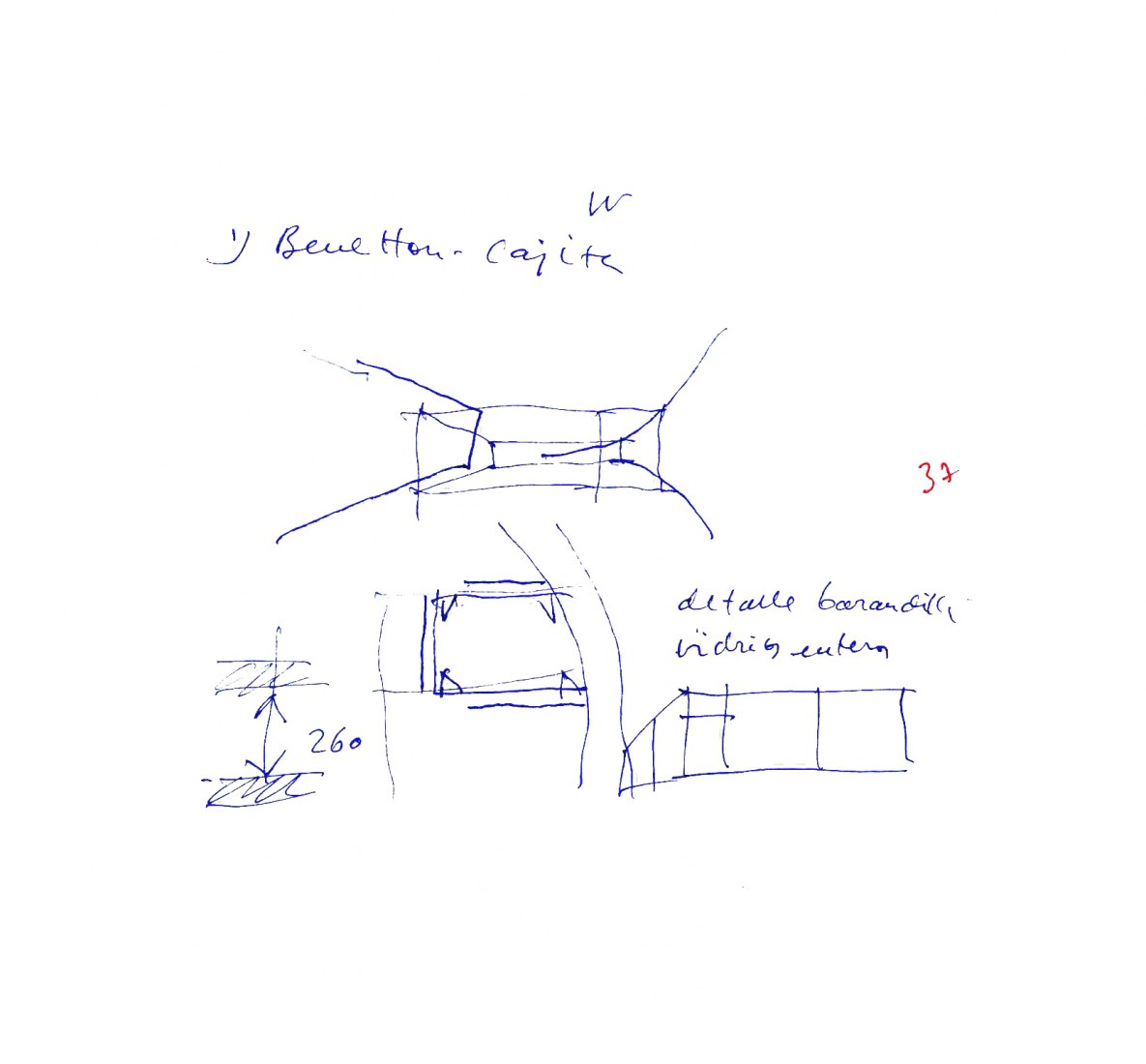 Boceto. Guardería de Benetton por Alberto Campo Baeza