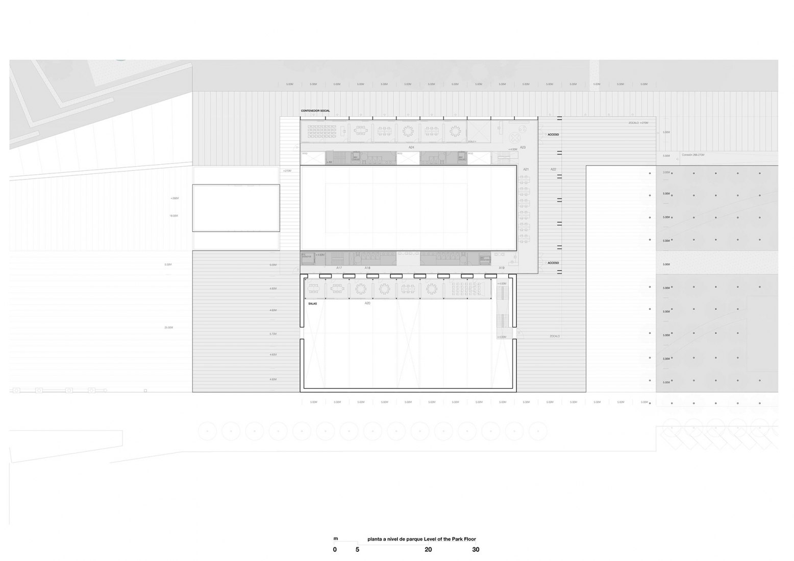 Floor plan. Renovation of the Pulp Warehouse by alcolea+tárrago.