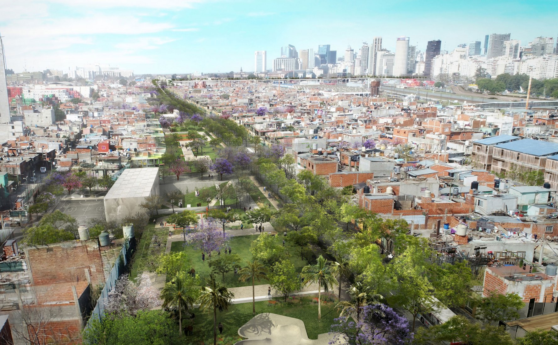 Visualización. ‘Parque en Altura’, en Buenos Aires por aldayjover arquitectura y paisaje