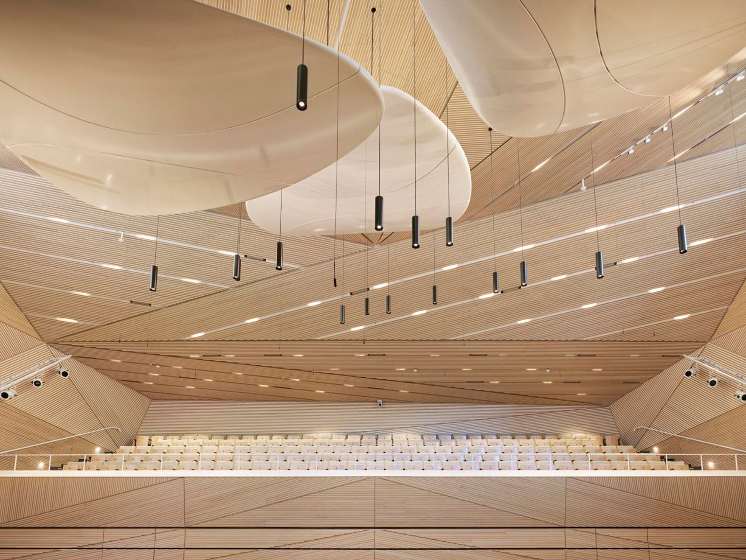 Andermatt Concert Hall by Studio Seilern Architects. Photograph by Roland Halbe.