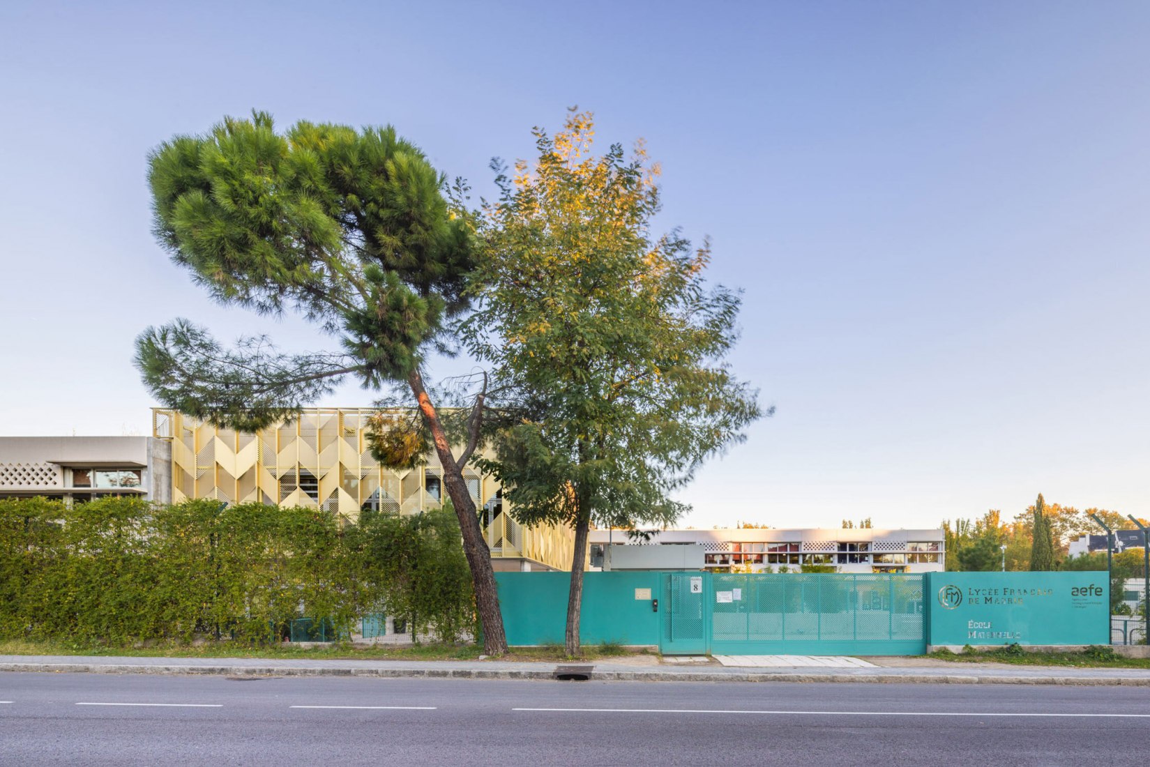 New first-cycle nursery school and outdoor spaces of the French Lyceum by Ale Estudio and b-ground arquitectura. Photograph by Juan Sepúlveda.