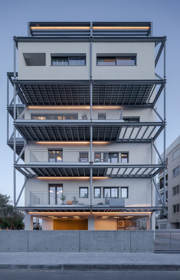 Bloque de apartamentos ZIO por Alexis Papadopoulos Architectural Practice. Fotografía por Creative Photo Room.