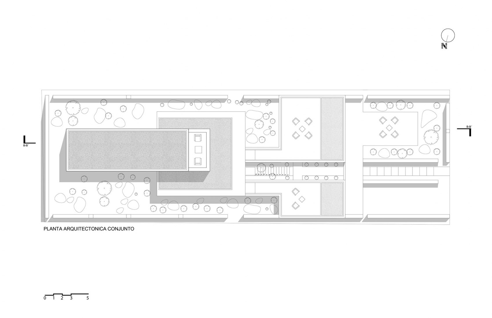 Plan fourth level. Casa Martha by Alfredo Navarro Tiznado.