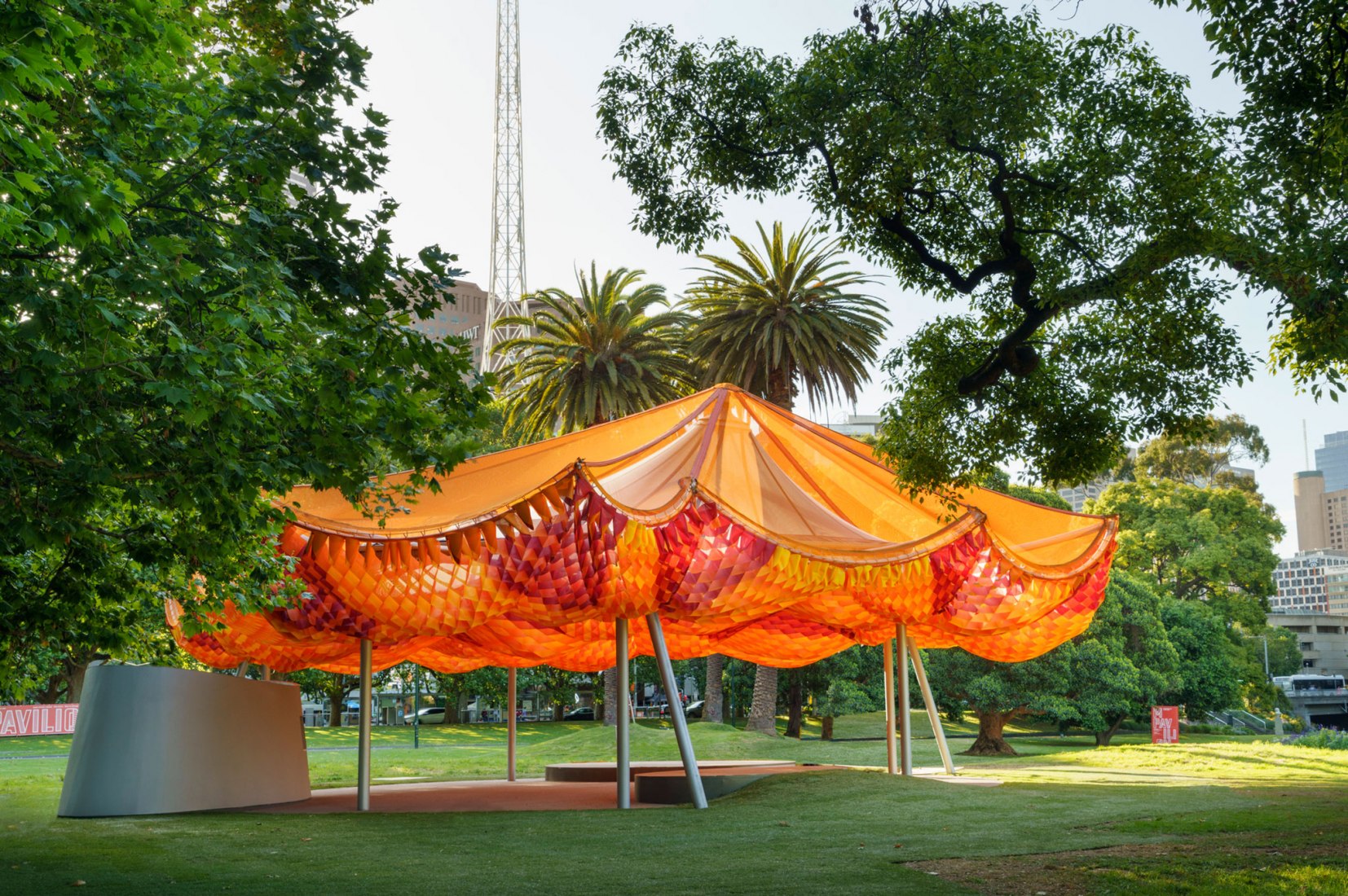 Noveno MPavilion por all(zone). Fotografía por John Gollings.