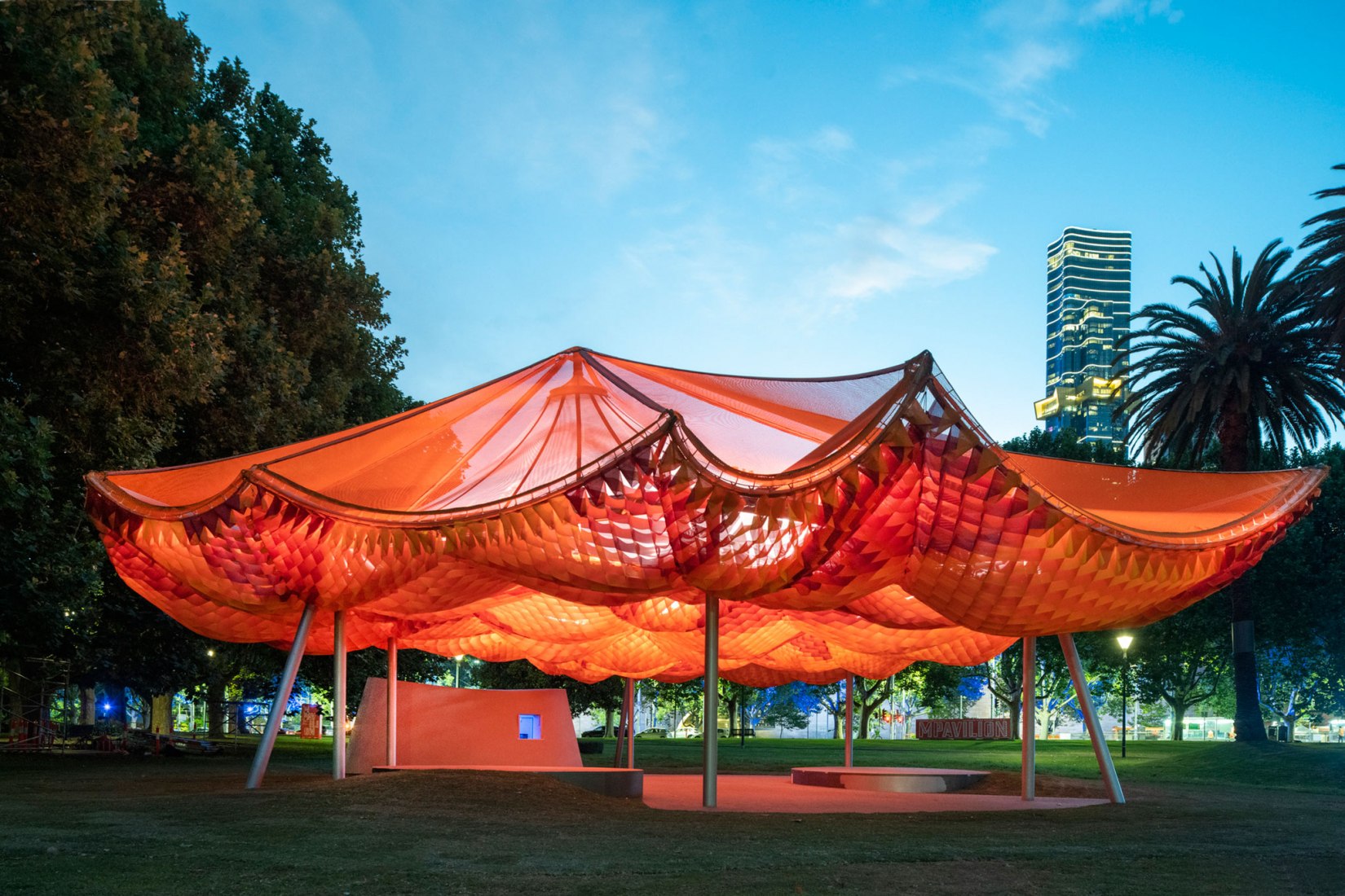 Noveno MPavilion por all(zone). Fotografía por John Gollings.
