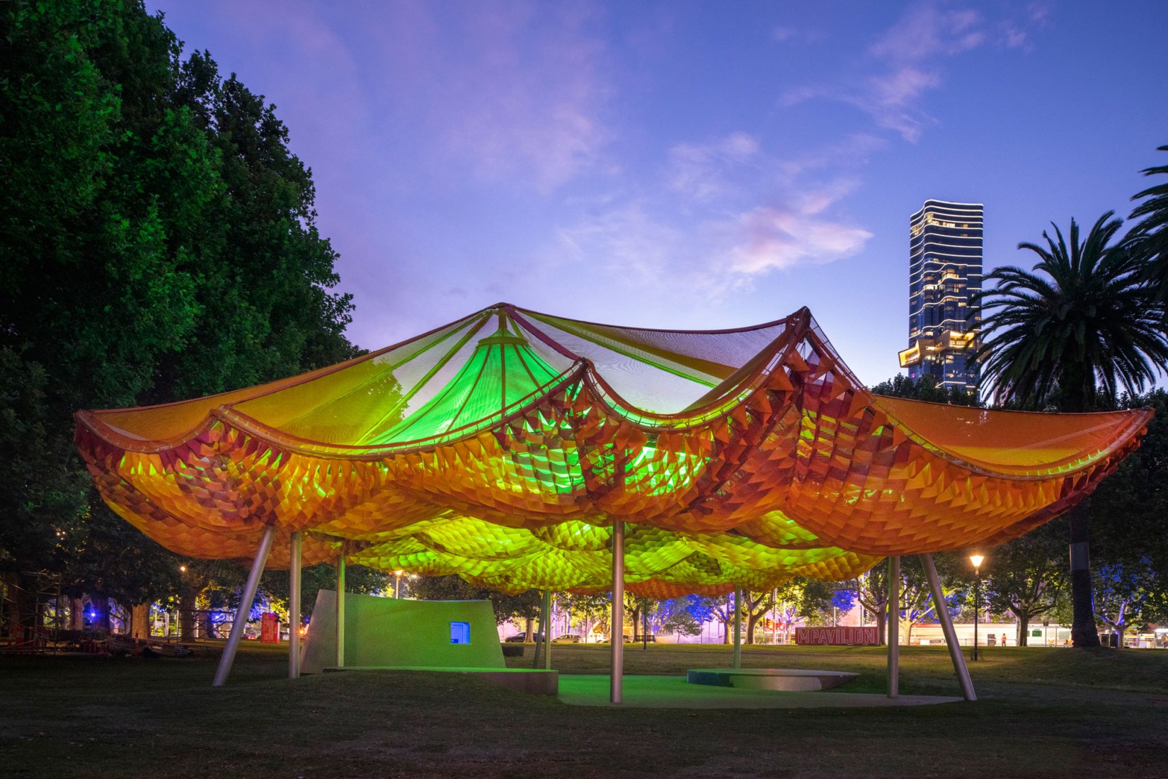 Noveno MPavilion por all(zone). Fotografía por John Gollings.