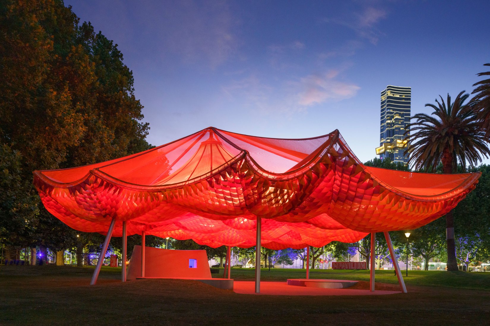 Noveno MPavilion por all(zone). Fotografía por John Gollings.