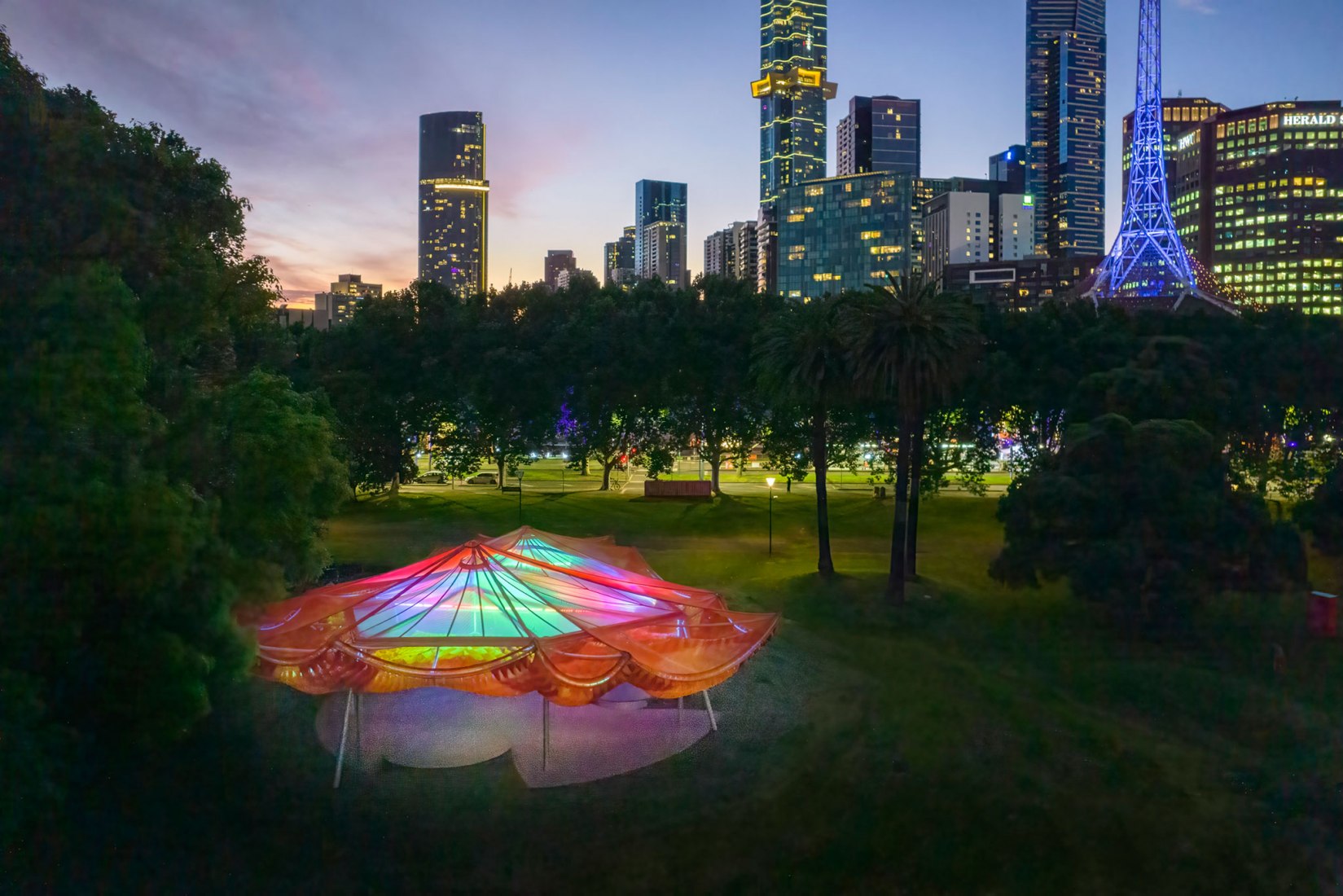 Noveno MPavilion por all(zone). Fotografía por John Gollings.