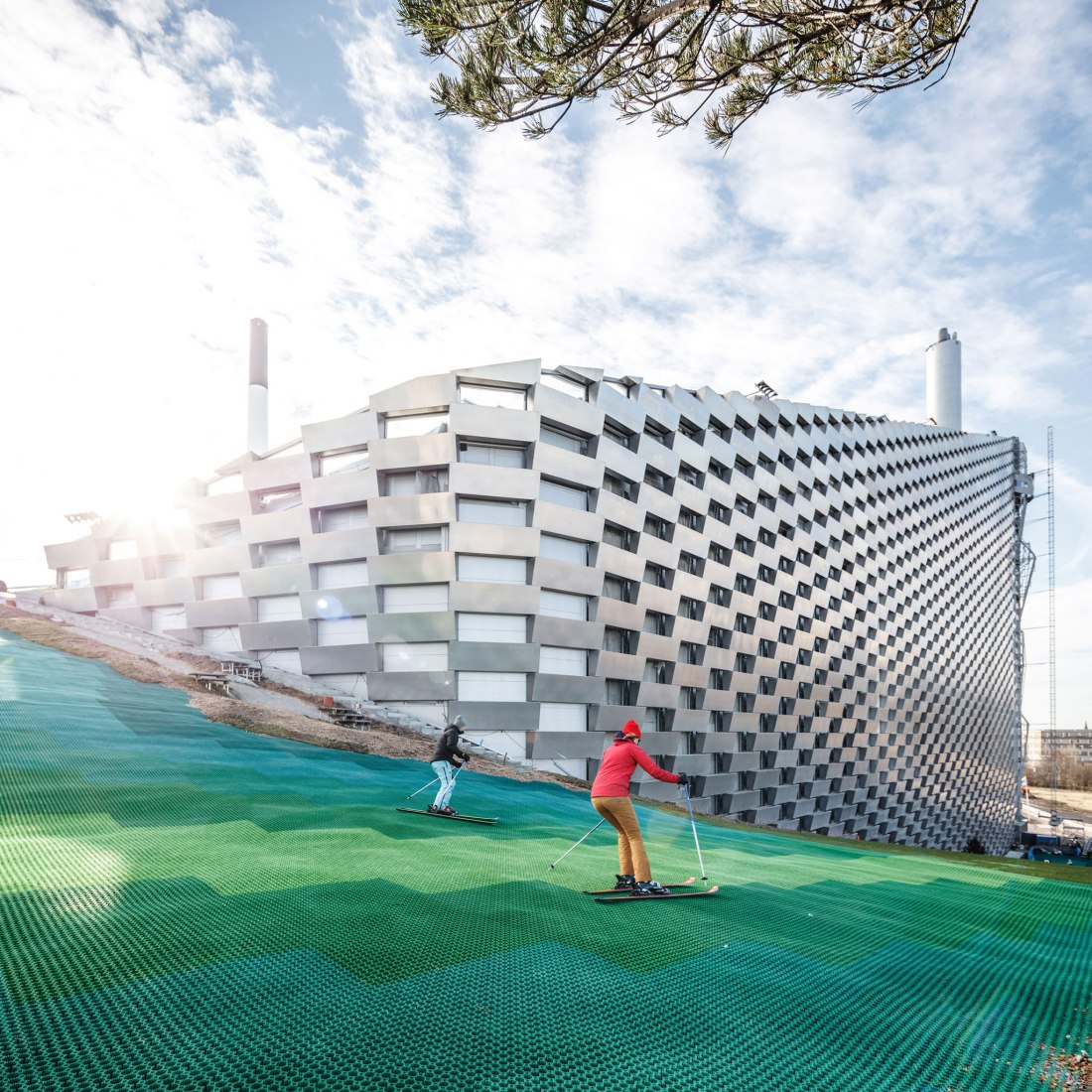 Why a ski slope on the roof of Amager Bakke building? by BIG The