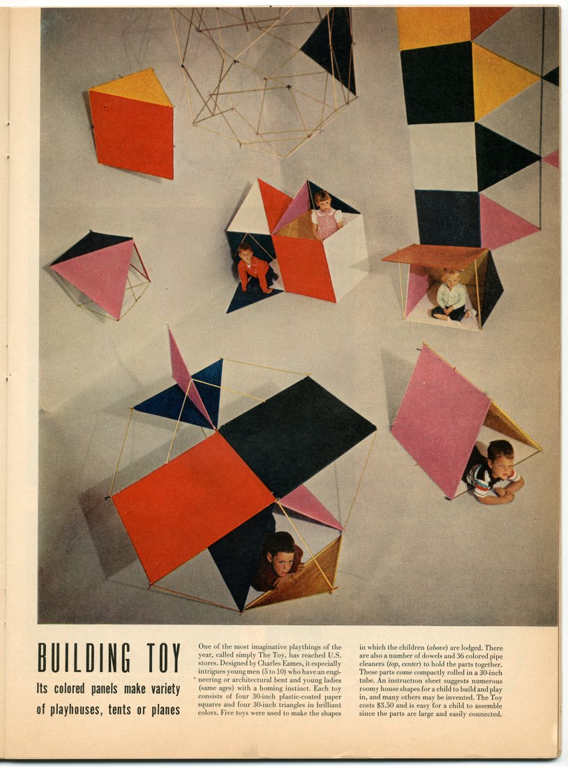 Artículo de »The Toy« en revista »Life«, 16 de julio, 1951. Imagen cortesía de Vitra.