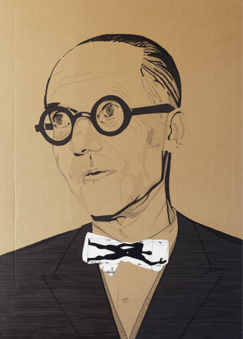 Le Corbusier. Modulor. Din-A1 (594x840 mm) por Ana Cubas.