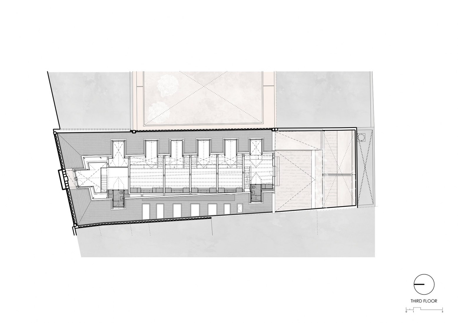 Third floor. Devesas Factory Building by Anarchlab