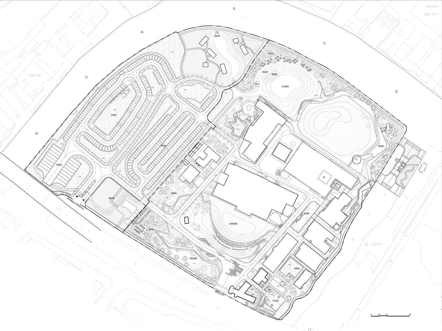 Plano de situación. Antigua factoria como nuevo centro cultural por And Studio.