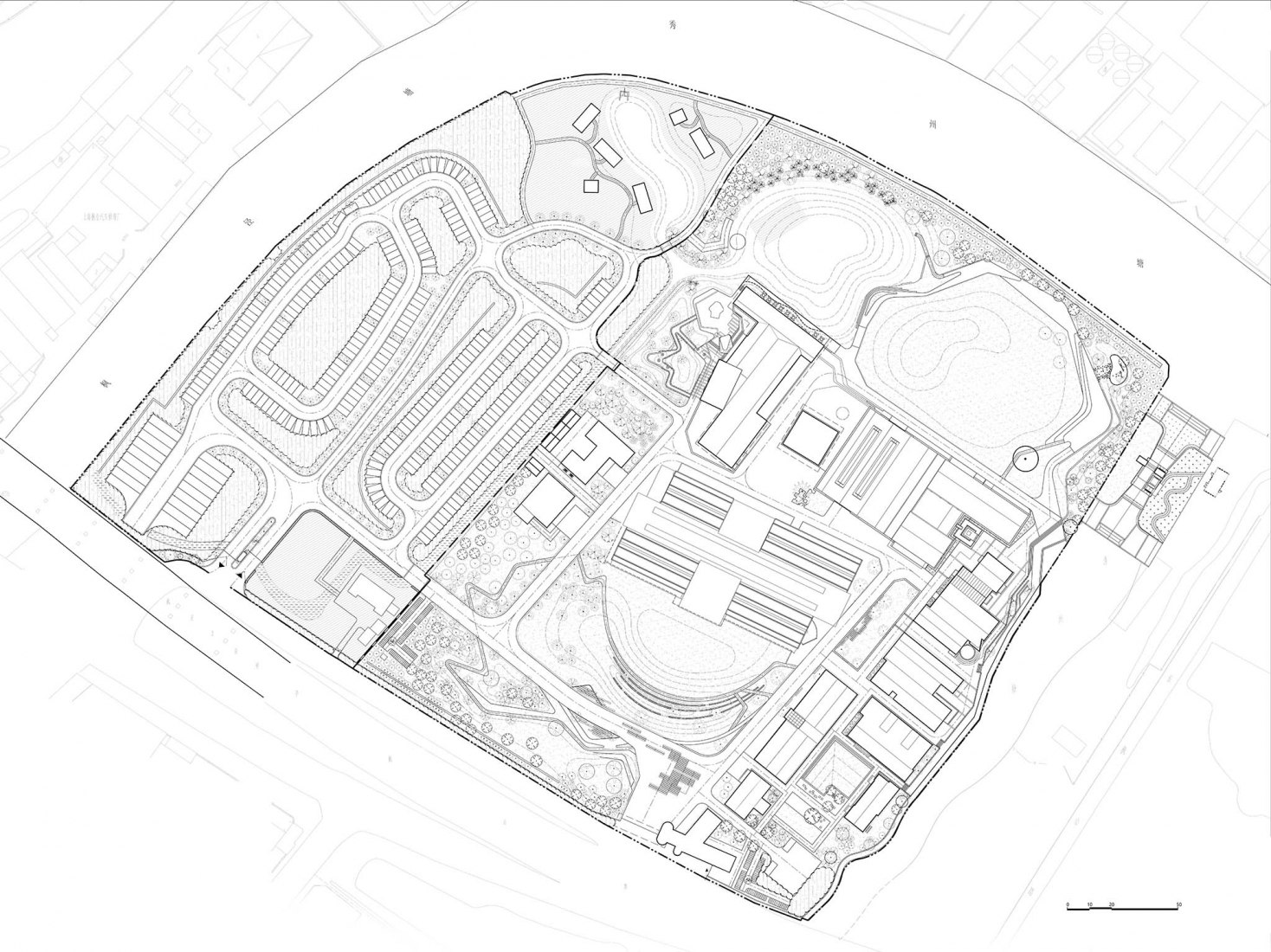 Plano de situación. Antigua factoria como nuevo centro cultural por And Studio.