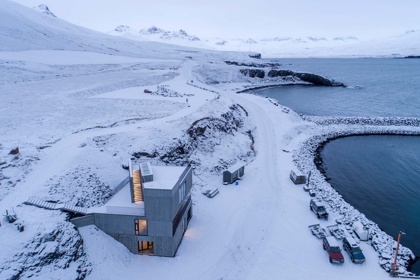 Visitor Centre by Andersen and Sigurdsson Arkitekter. Photograph by Christopher Lund
