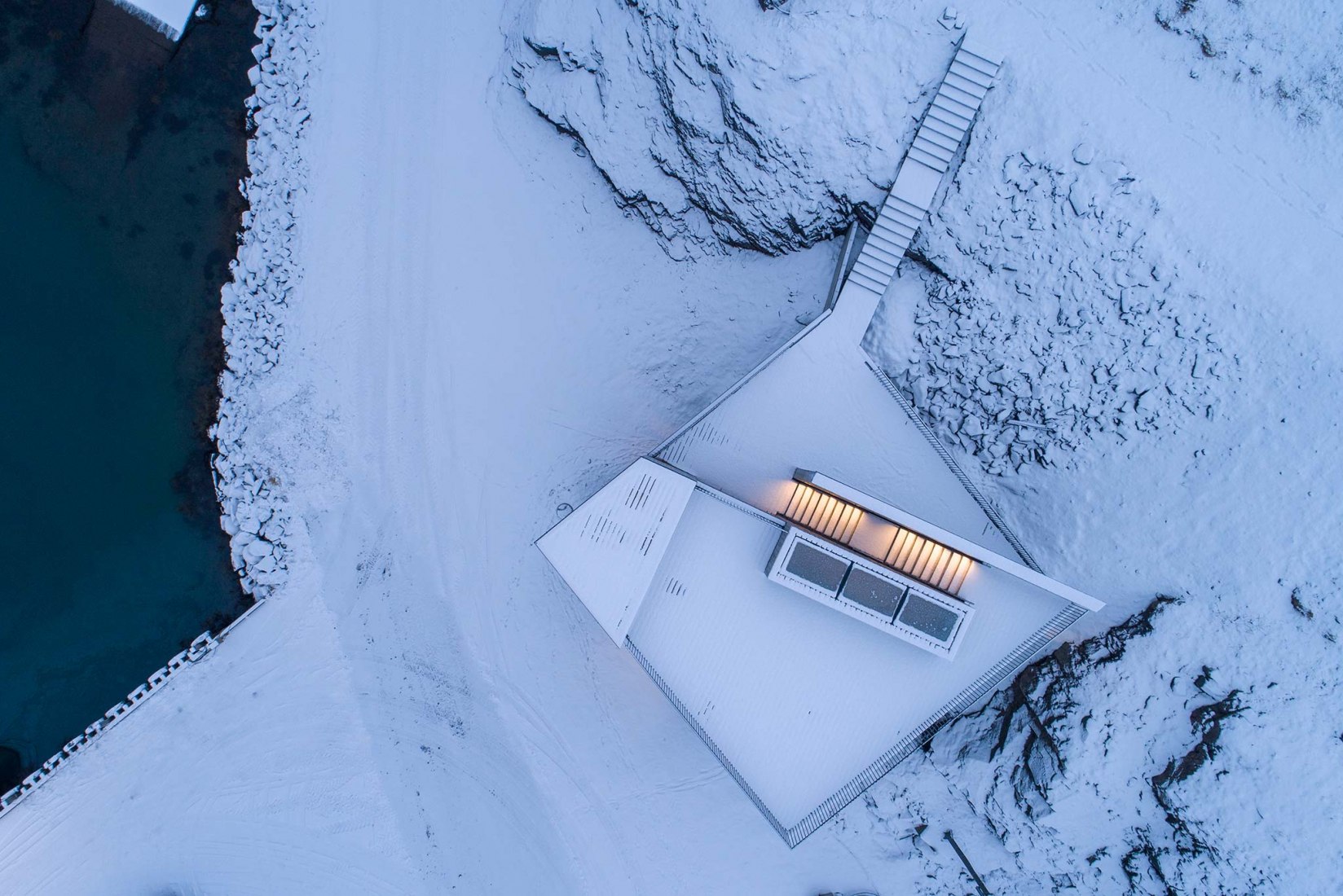 Visitor Centre by Andersen and Sigurdsson Arkitekter. Photograph by Christopher Lund
