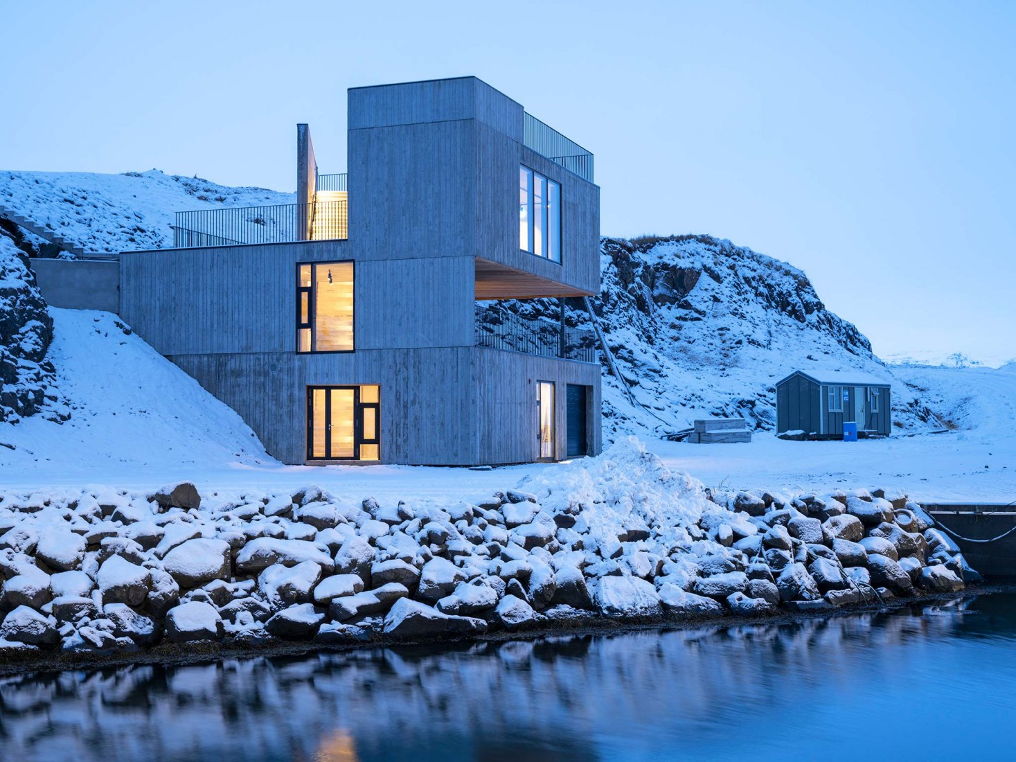 Visitor Centre by Andersen and Sigurdsson Arkitekter. Photograph by Christopher Lund