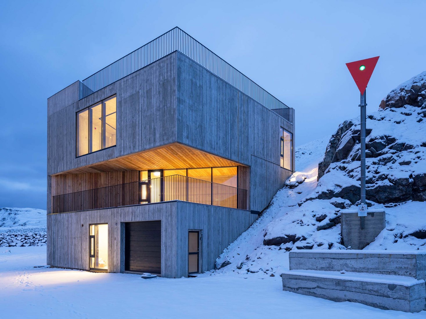 Visitor Centre by Andersen and Sigurdsson Arkitekter. Photograph by Christopher Lund