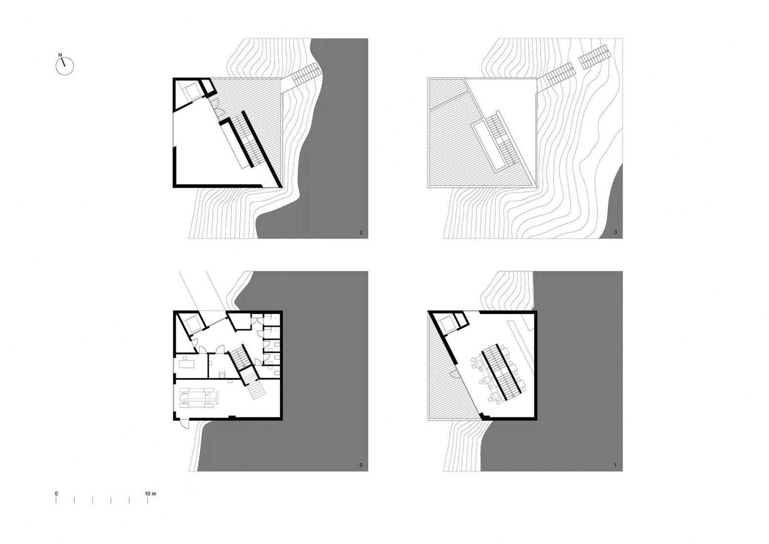 Floor Plans. Visitor Centre by Andersen and Sigurdsson Arkitekter