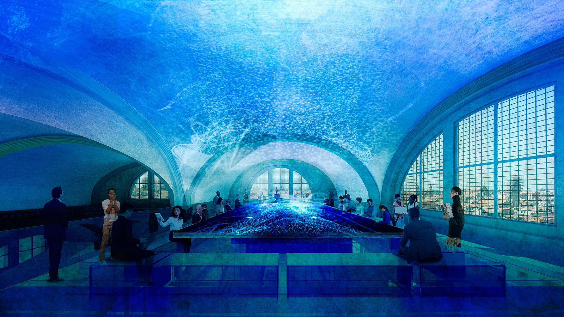 TBA21, Ocean space por Andrés Jaque. Imagen cortesía de Itinerant Office.