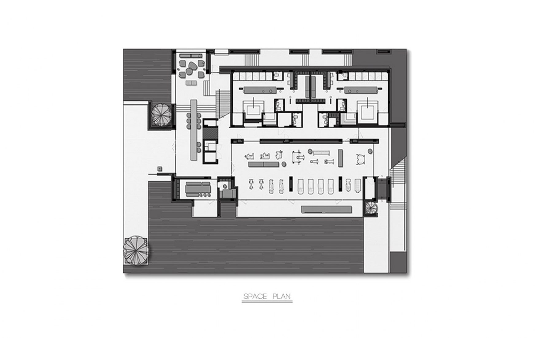 Planta baja. Sky Club House por DOMANI