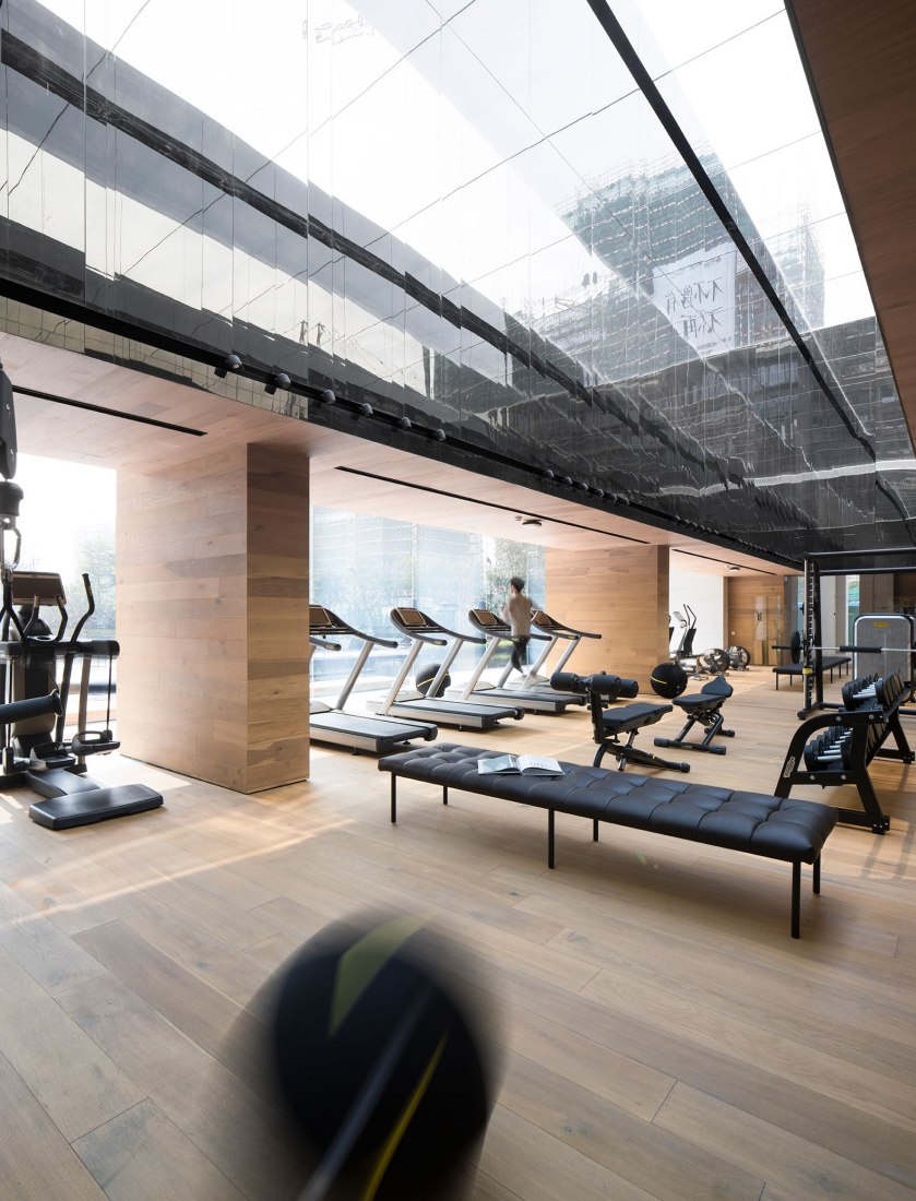 Gimnasio. Sky Club House por DOMANI. Fotografía © Shaon