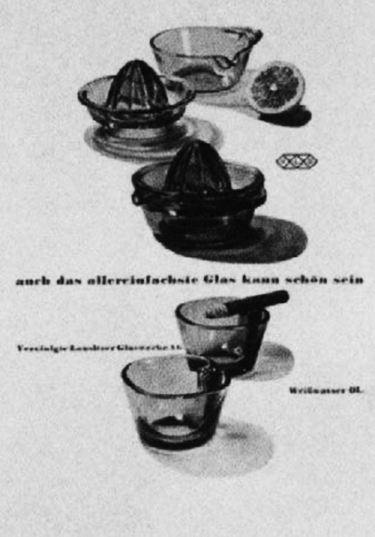 Cartel publicitario con el diseño de Annemarie Wilke.