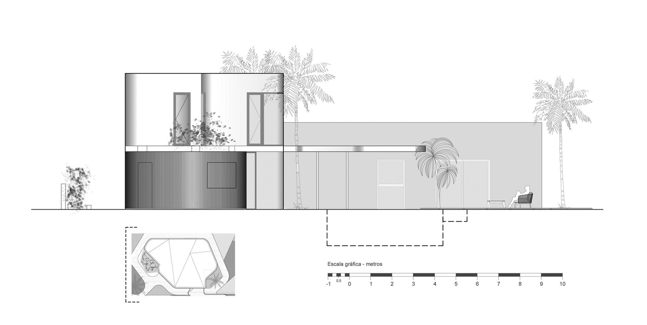 Elevation 4. A Room at 3 meters by WOHA by Antonio Maciá