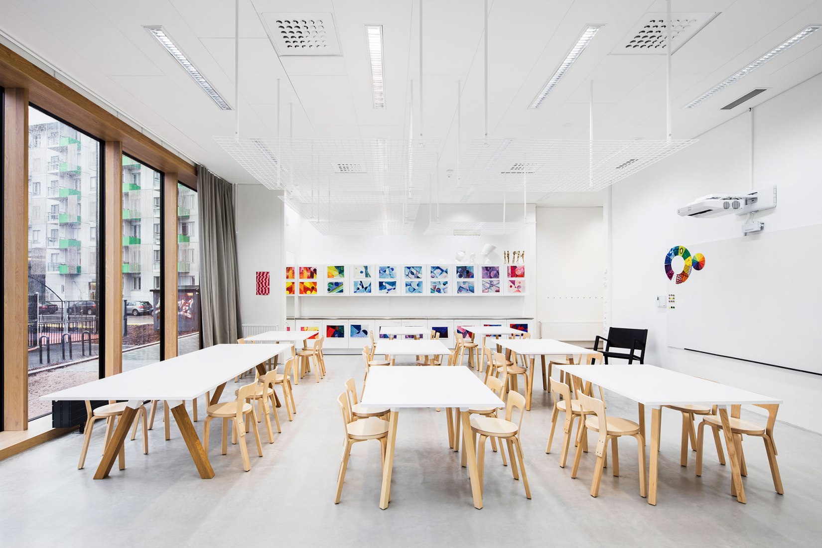 Jätkäsaari School by AOR Architects. Photograph by Kuvatoimisto Kuvio.