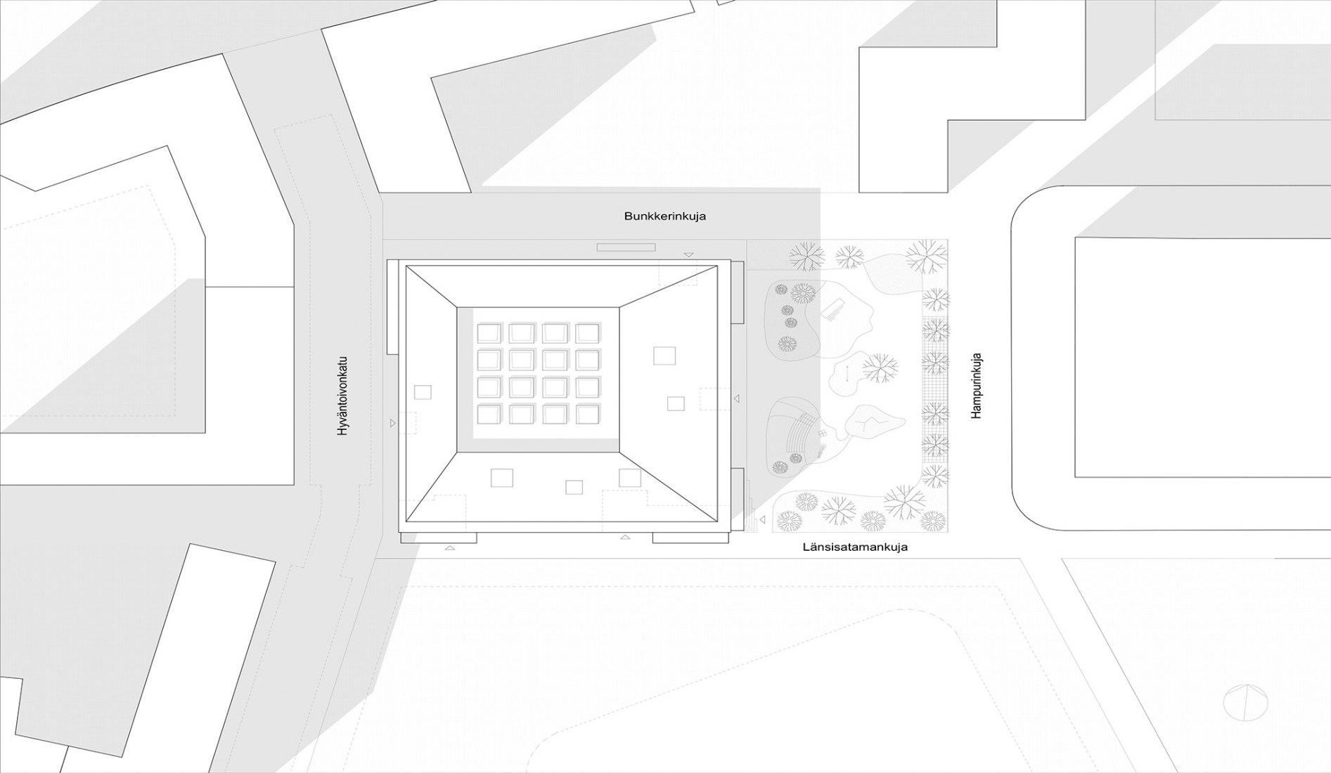 Master plan. Jätkäsaari School by AOR Architects.