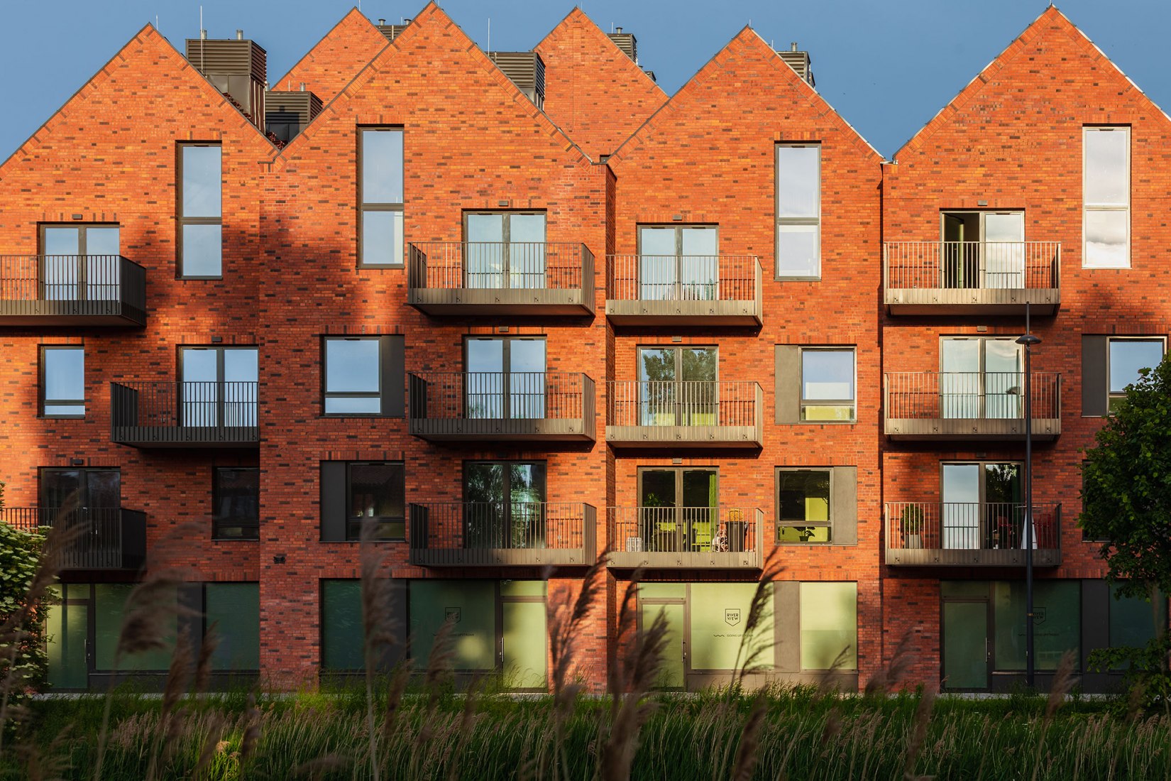 Riverview by APA Wojciechowski Architekci. Photograph by Aleksander Małachowski.