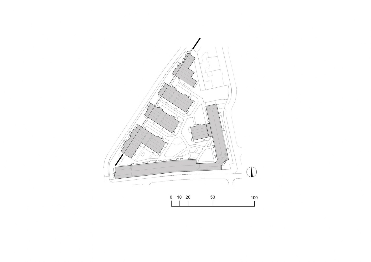 Floor plan. Riverview by APA Wojciechowski Architekci.